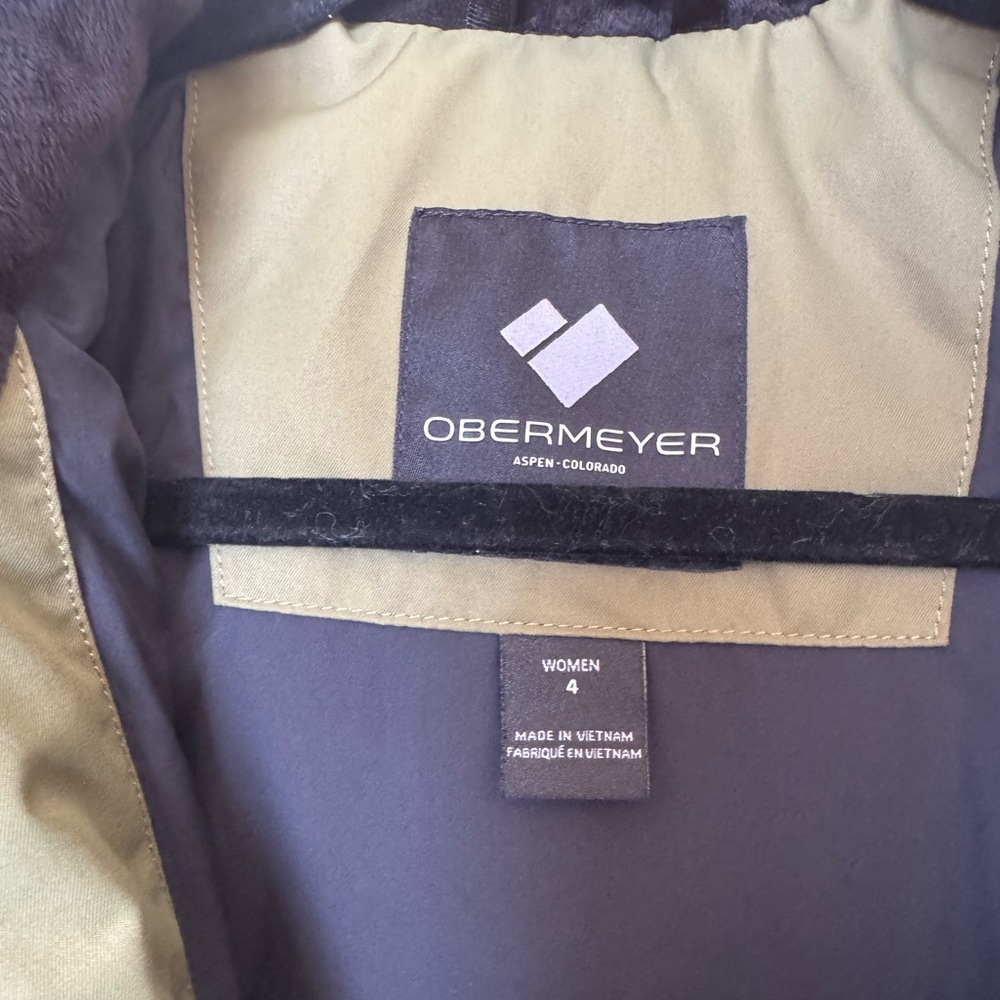 Obermeyer Tuscany II Insulated Jacket Olive Size 4 - Picture 9 of 14